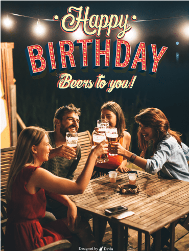 Cheers Bro! - Happy Birthday For Him Cards 