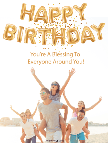 You’re A Blessing - Happy Birthday For Him Cards  