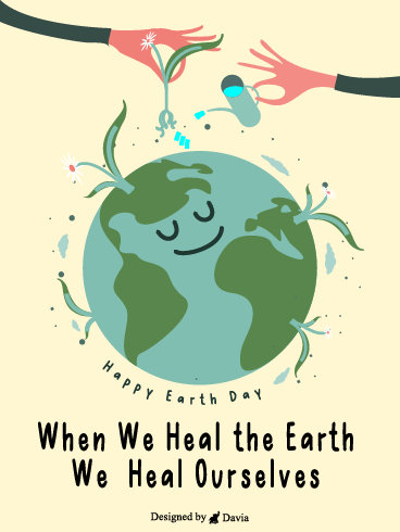 Heal The World – Earth Day Cards