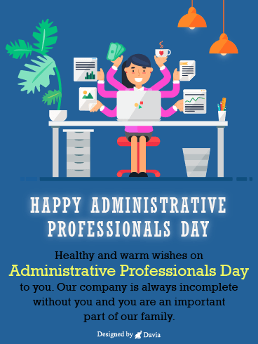 Multitasking Professionals – Happy Administrative Professionals Day Cards