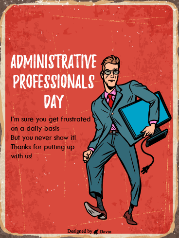 Super Professional – Happy Administrative Professionals Day Cards