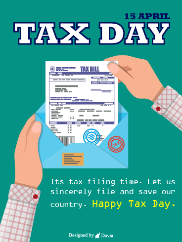 Tax Filing Time – Tax Day Cards
