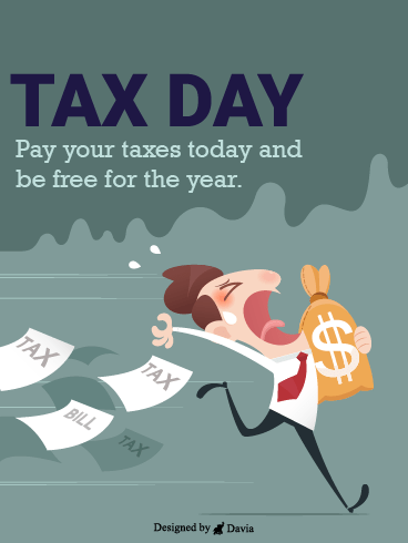 Pay Up For Freedom – Tax Day Cards