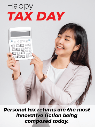 Innovative Fiction– Happy Tax Day Cards