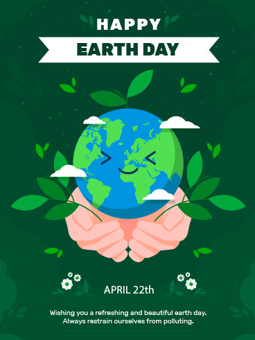 Restrain From Polluting  -  Earth Day