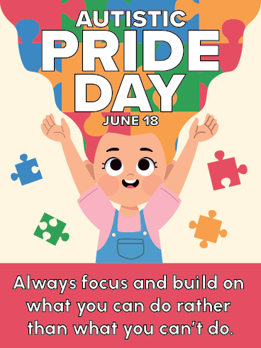 Focus On What You Can Do – Autistic Pride Day Cards