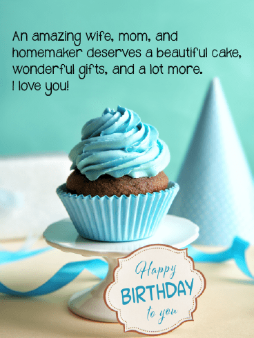 You Deserve Everything – Happy Birthday Wife Cards