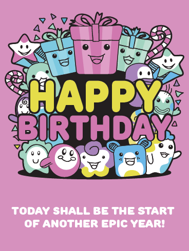 A New Start – Happy Birthday Everyone Cards