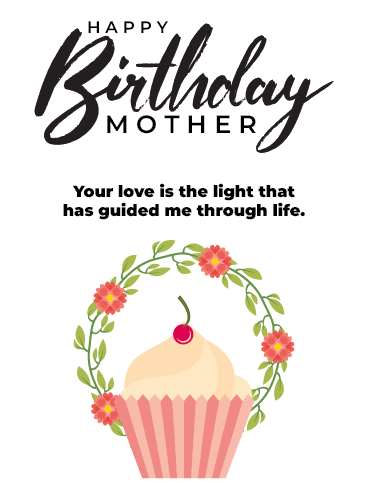 The Light–Happy Birthday Mother Cards