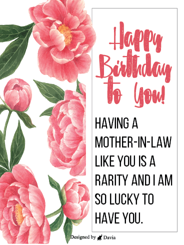 You’re A Rare Gem - Happy Birthday Mother-In-Law