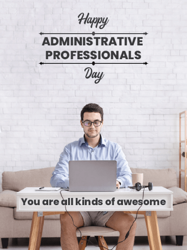 You Are Awesome – Happy Admin Day Cards