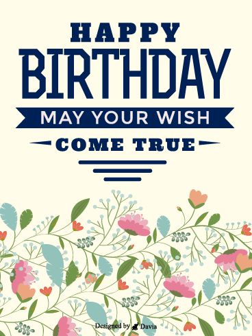 Flowers For Her  – Happy Birthday for Her Cards