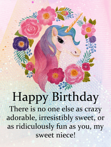 To my Sweet Niece - Happy Birthday Card