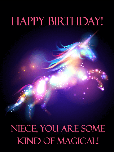 You are Magical - Happy Birthday Card for Niece