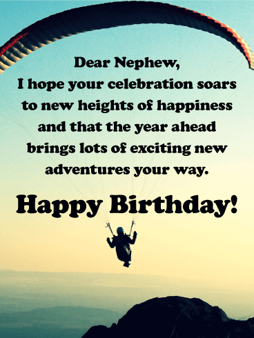 Life is full of Adventures! Happy Birthday Card for Nephew