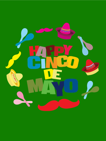 Colorful Cinco de Mayo Card