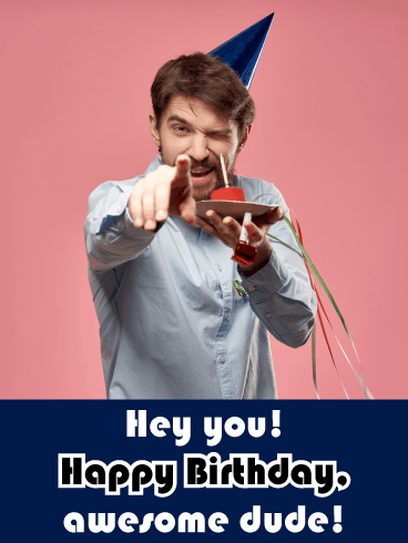 Who’s Awesome? – Happy Birthday Card for Him