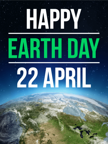 Blue Planet - Happy Earth Day Card