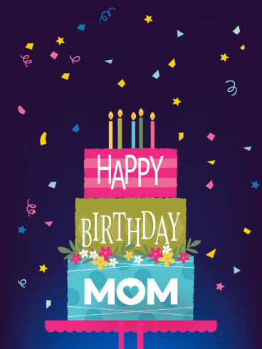 Sweet Cake & Confetti – HAPPY BIRTHDAY MOM CARDS