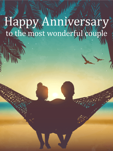 Sweet Moment - Happy Anniversary Card
