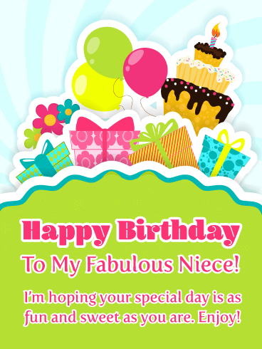 You’re Fabulous! - Happy Birthday Card for Niece