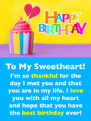 Thankful for You – Romantic Happy Birthday Card for Him