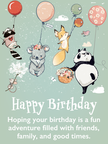 Fun Times – Happy Birthday Card