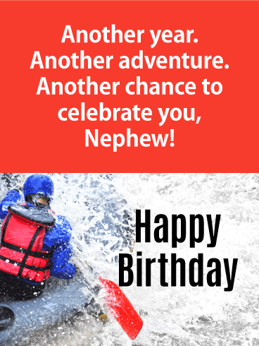 Another Adventure - Happy Birthday Card for Nephew