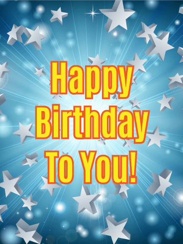 Full of Star Power - Happy Birthday Card